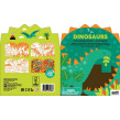 Ritbok med Stickers Dinosaurie